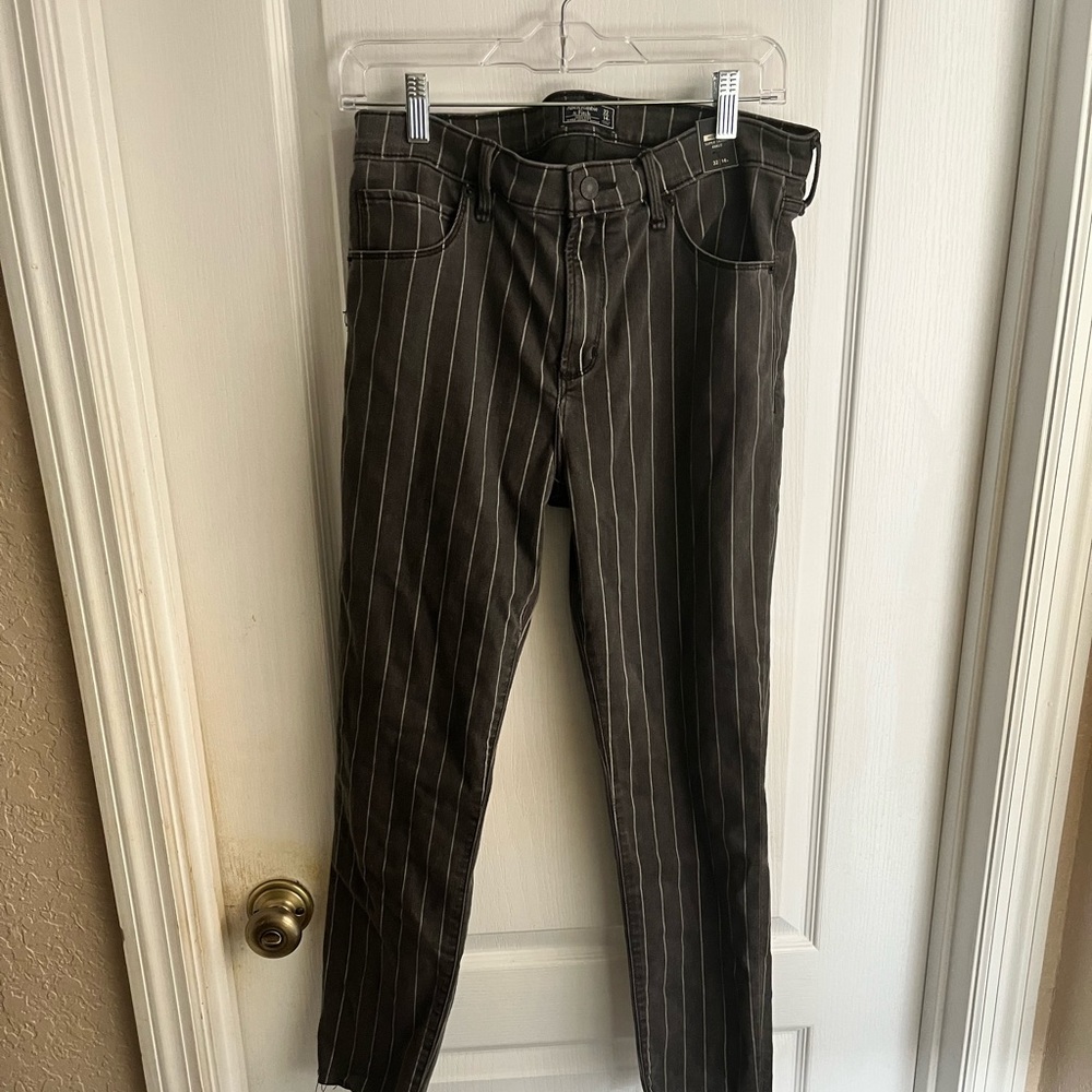 Abercrombie & Fitch Pinstripe Jeans